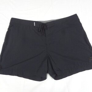 HURLEY SURF CO MENS SWIM TRUNKS WET DRY SHORTS BLACK SIZE 40 - L73